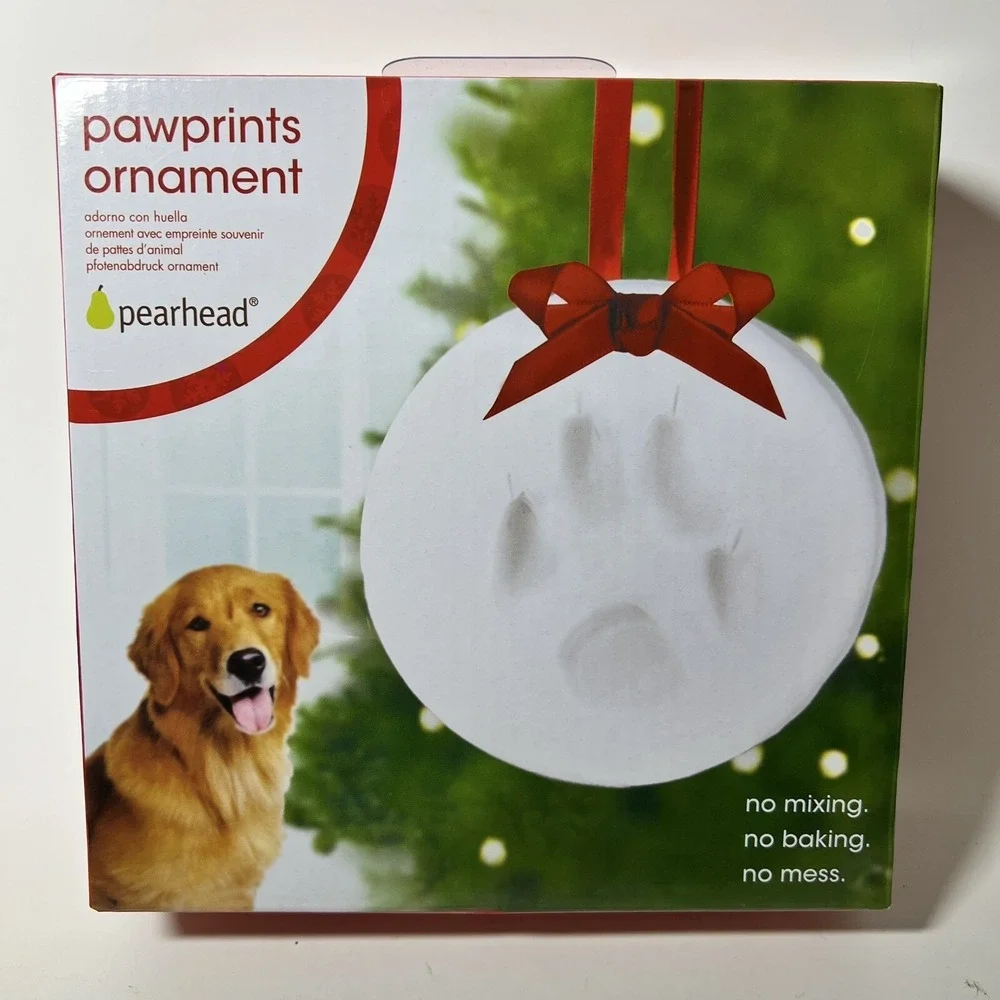 Dog Paw Prints Holiday Ornament Kit  5